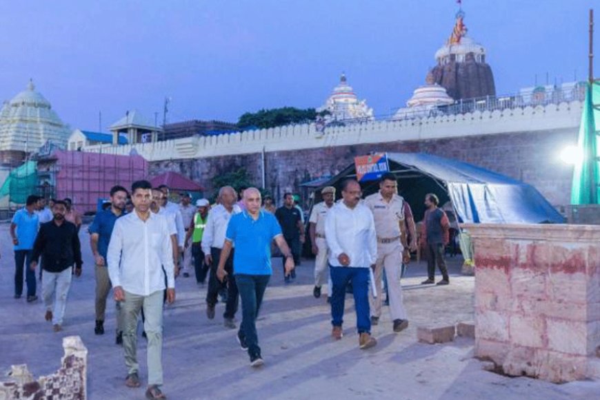 Odisha Government to Landscape Shree Jagannath Temple Surroundings with Traditional Plants