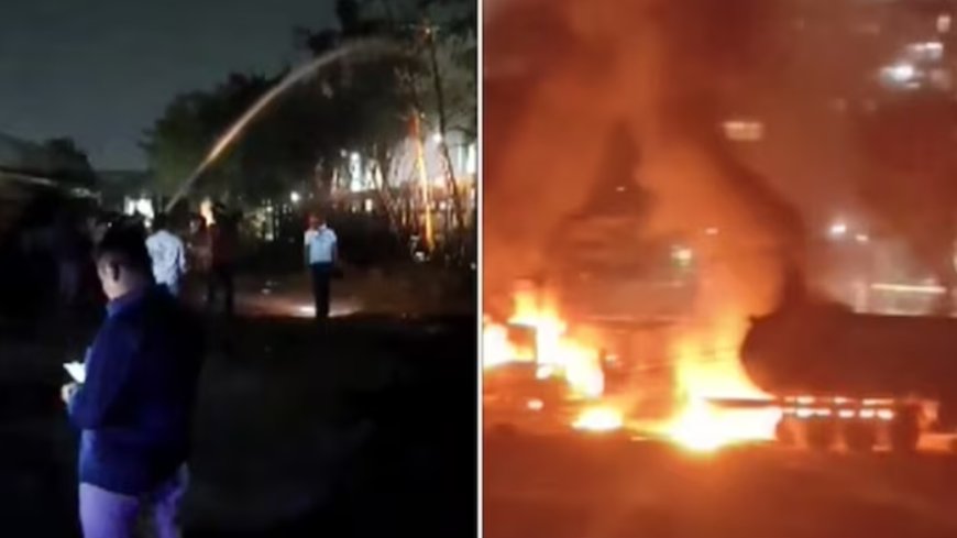 LPG Cylinders Explode in Maharashtra's Pimpri Chinchwad, Setting Buses on Fire