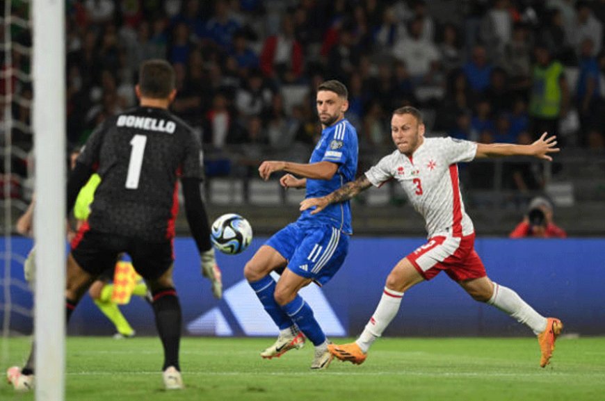 Italy Defeats Malta 4-0 in Euro Qualifier, Putting an End to Scandal-Filled Week