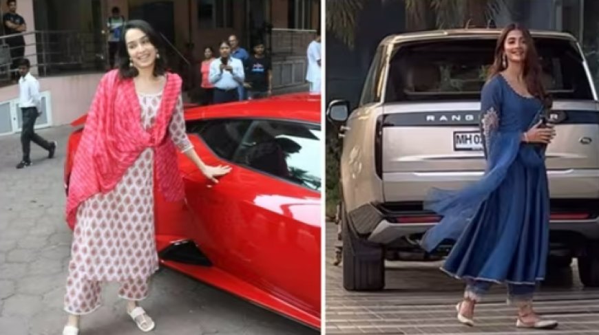 Shraddha Kapoor and Pooja Hegde Celebrate Dussehra with New Cars