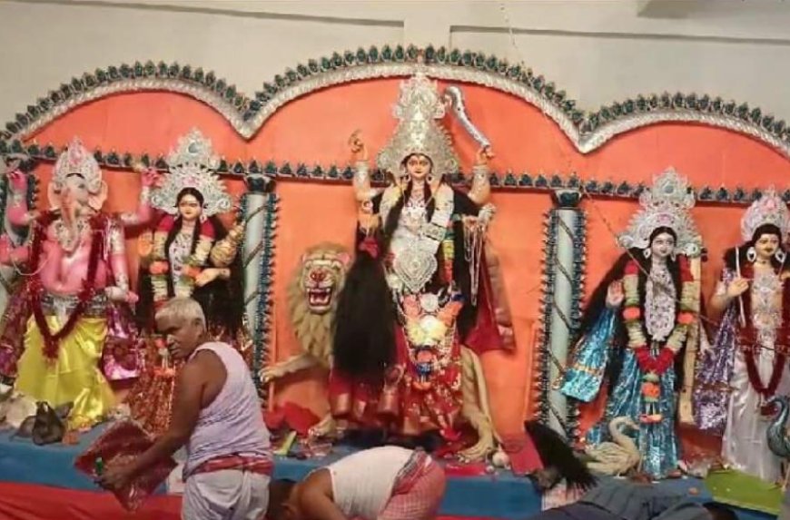 Durga Puja continues in Khadimpur, North Dinajpur, even after Dashami