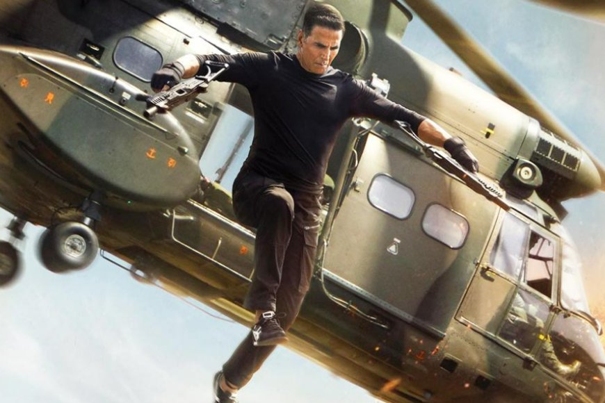 Akshay Kumar Leaps from Helicopter in Action-Packed First-Look Poster for Singham Again