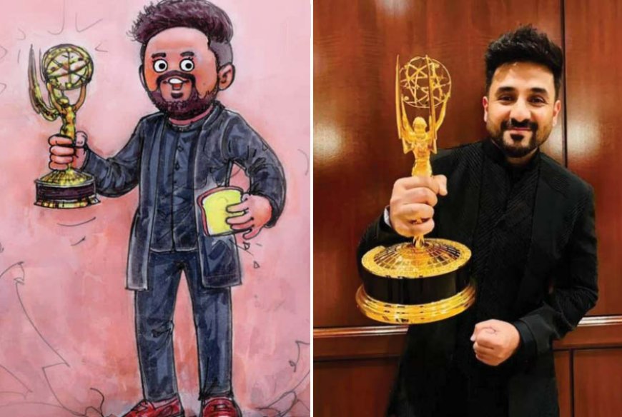 Vir Das Celebrated by Amul with Hilarious Doodle After Emmy Win