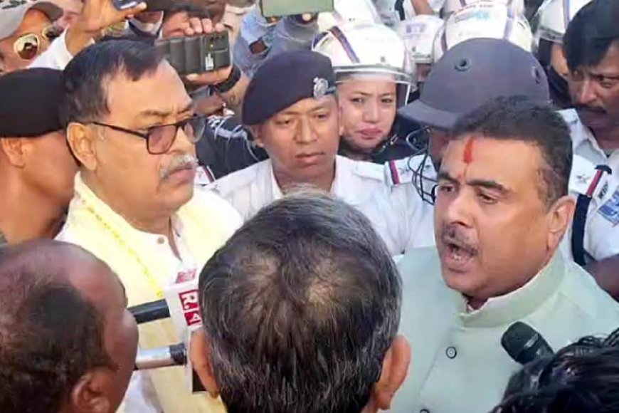 Suvendu Adhikari Leads BJP's North Bengal Offensive, Accuses Mamata of Bias and Corruption