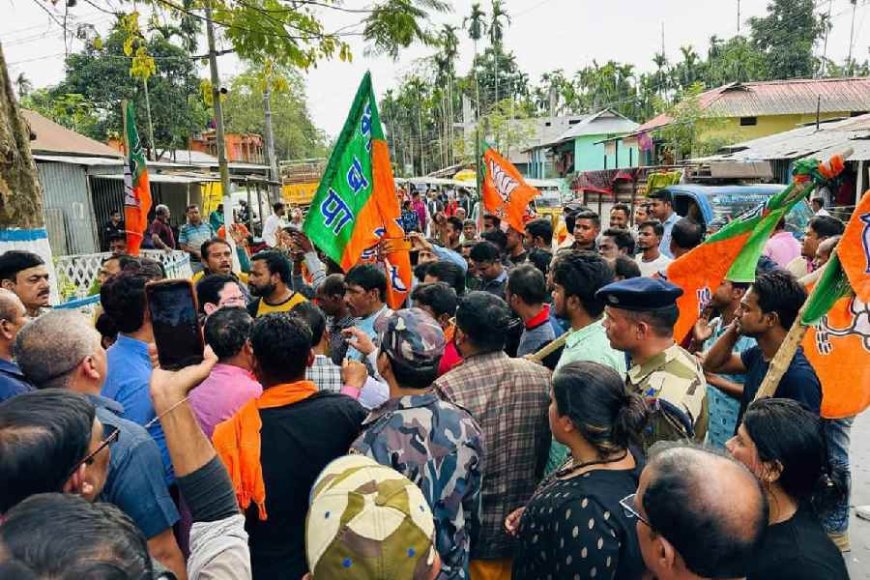 Saffron Sparks in Bengal: Trinamul-BJP Clash as Modi Rath Faces Blockade