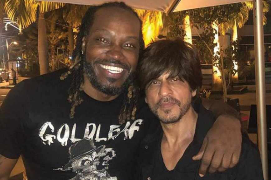 SRK and "Universe Boss" Gayle Team Up for Lutt Putt Gaya Dance Challenge