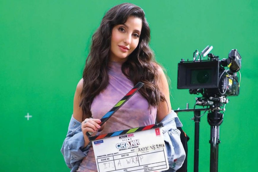 Nora Fatehi wraps up filming for action movie "Crakk"