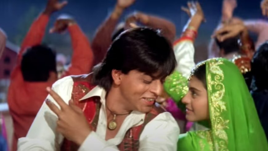 Shah Rukh Khan and Kajol: A Still from the Heart of DDLJ