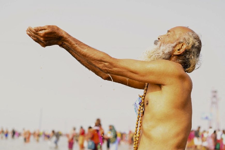 Millions Take a Holy Dip at Gangasagar Mela on Makar Sankranti