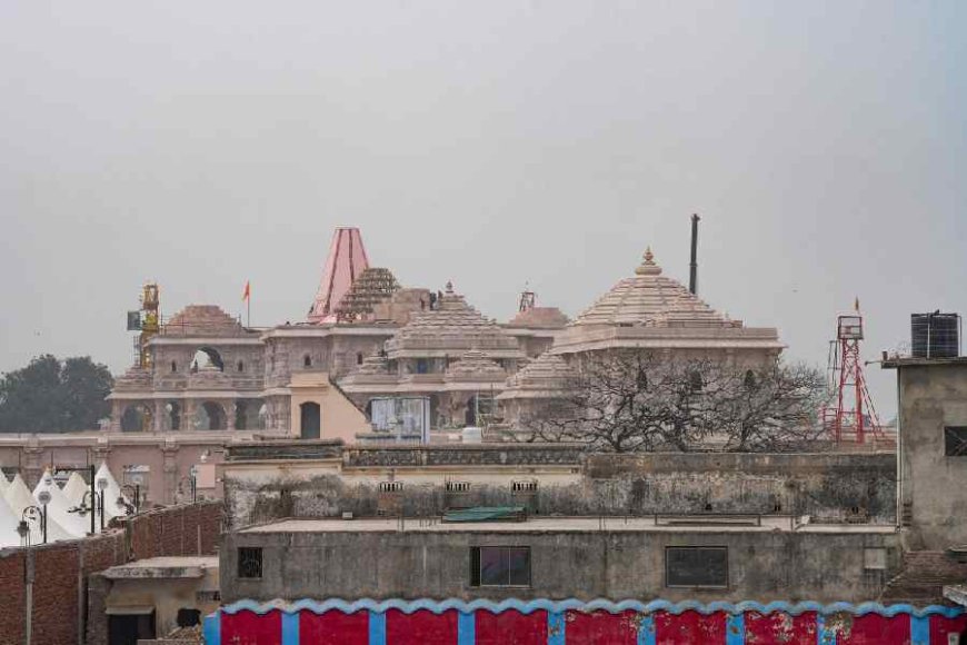 Chilly Fog Blankets Ayodhya as Modi Gears Up for Ram Temple Ceremony