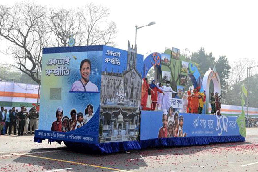 Mamata Banerjee Promotes Harmony with Ekotai Sampriti Tableau at Republic Day Parade