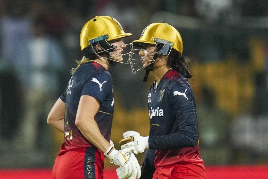Mandhana and Perry Power RCB to a Commanding Total against UP Warriorz in WPL Clash