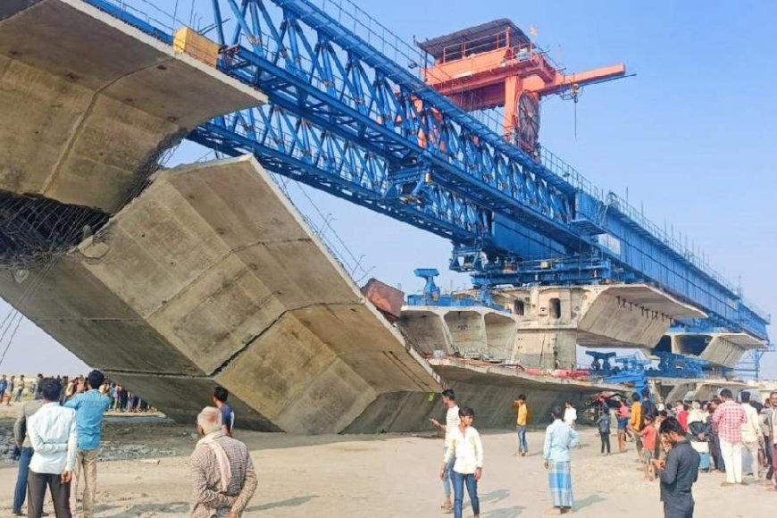 Bridge Collapse in Bihar's Supaul District Leaves One Dead, Nine Injured
