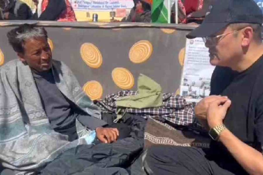 Hamro Party President Joins Hunger Strike in Solidarity with Sonam Wangchuk, Calls for Common Platform for Mountainous Border Regions