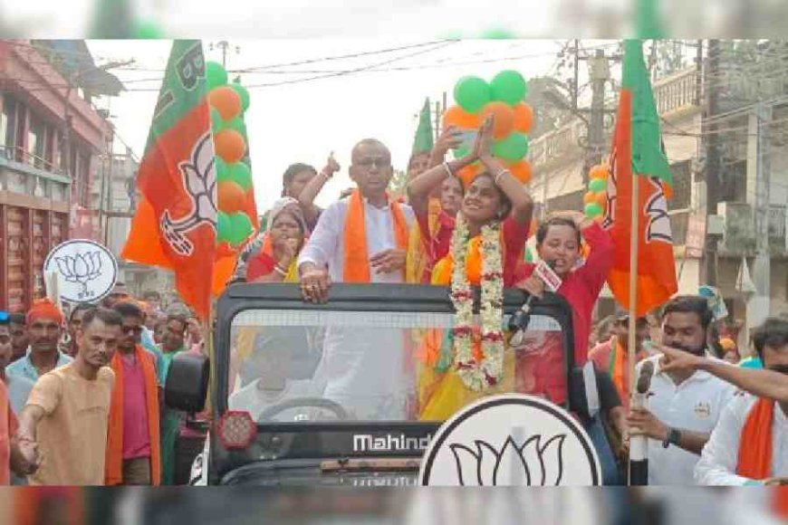 Rekha Patra, Face of Sandeshkhali Resistance, Overwhelmed in Emotional Speech as BJP Basirhat Candidate