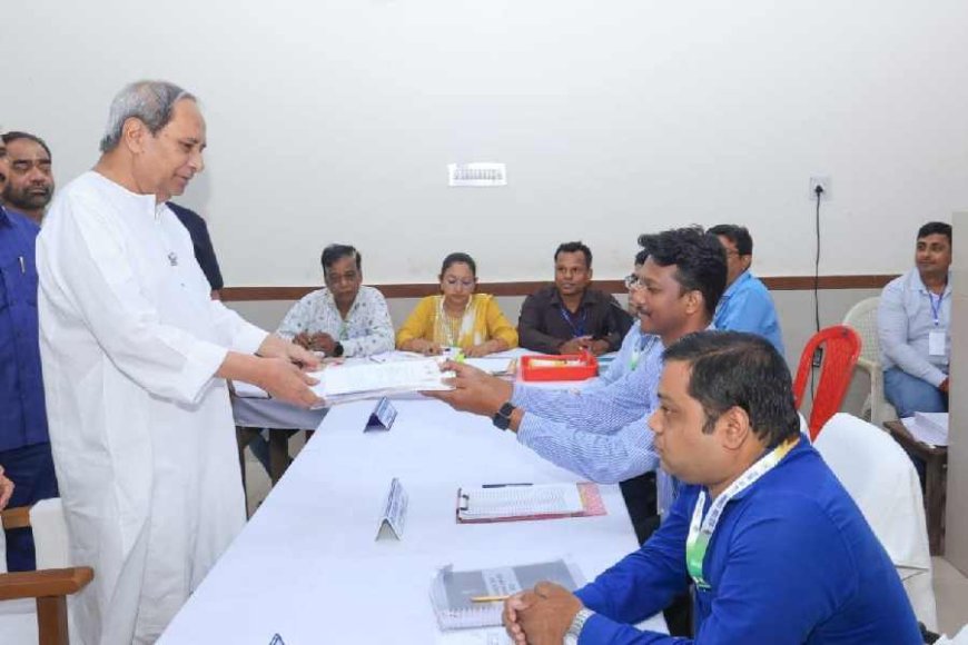 Naveen Patnaik Files Nomination for Hinjili Assembly Seat in Odisha
