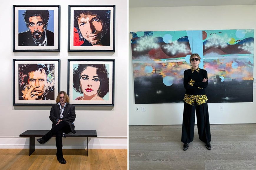 Beyond the Silver Screen: Hollywood Stars Take Up Painting