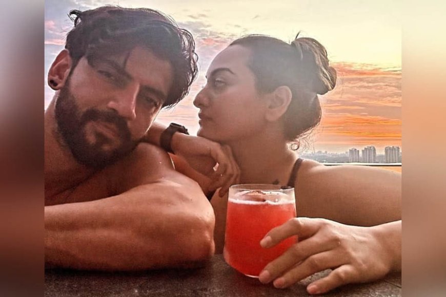 Sonakshi Sinha and Zaheer Iqbal Share Romantic Moments in Post-Wedding Bliss